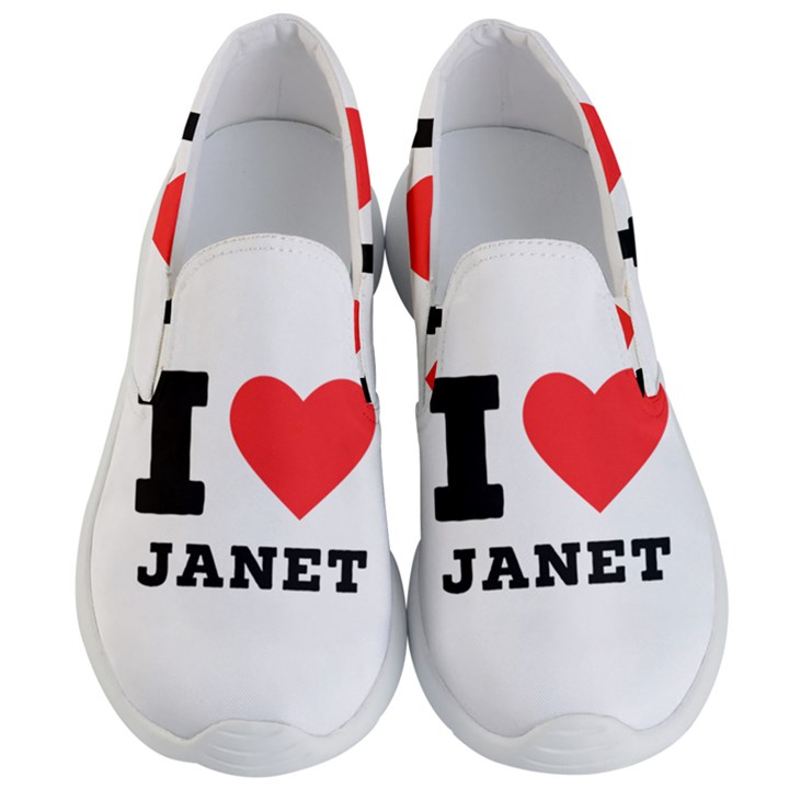 I love janet Men s Lightweight Slip Ons