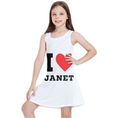 I Love Janet Kids  Lightweight Sleeveless Dress by ilovewhateva