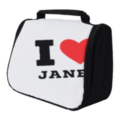 I Love Janet Full Print Travel Pouch (small) by ilovewhateva