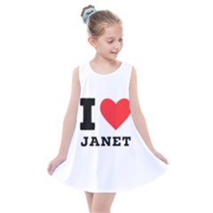 I Love Janet Kids  Summer Dress by ilovewhateva