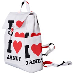 I Love Janet Buckle Everyday Backpack by ilovewhateva