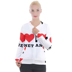 I Love Janet Casual Zip Up Jacket by ilovewhateva