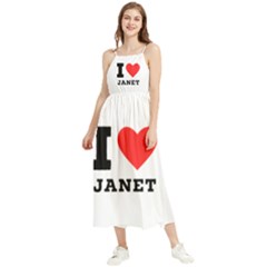 I Love Janet Boho Sleeveless Summer Dress