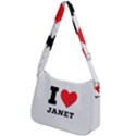 I love janet Zip Up Shoulder Bag View2