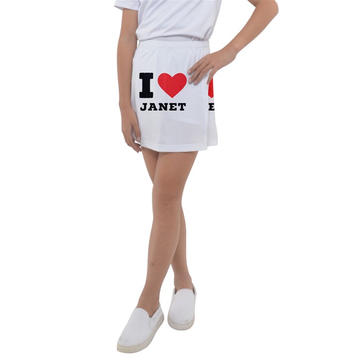 I love janet Kids  Tennis Skirt