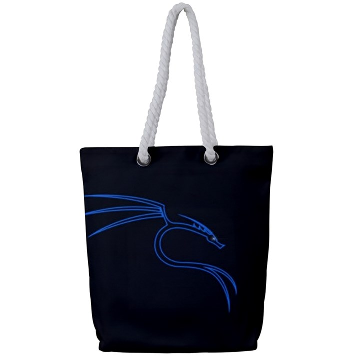 Kali-linux-kali-linux-nethunter-linux-unix-lenovo-hd-wallpaper-preview Full Print Rope Handle Tote (Small)