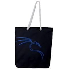 Kali-linux-kali-linux-nethunter-linux-unix-lenovo-hd-wallpaper-preview Full Print Rope Handle Tote (large) by Cow4u