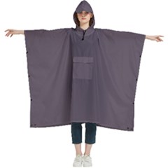 Graphit Grey	 - 	hooded Rain Ponchos