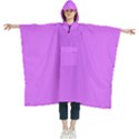 Helio Purple	 - 	Hooded Rain Ponchos View1