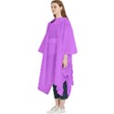 Helio Purple	 - 	Hooded Rain Ponchos View2