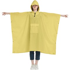 Laguna Yellow	 - 	hooded Rain Ponchos