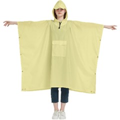 Banana Yellow	 - 	hooded Rain Ponchos