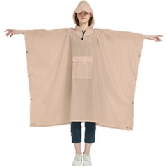 Desert Sand	 - 	hooded Rain Ponchos by ColorfulWomensWear