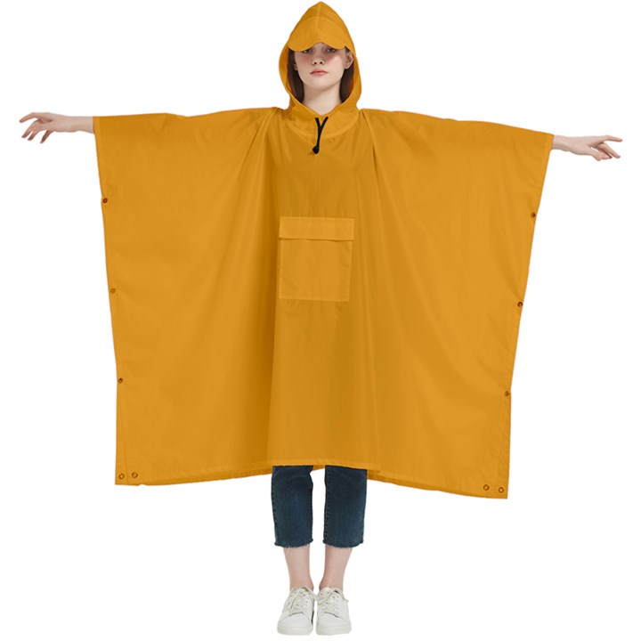 Mango Mojito Orange	 - 	Hooded Rain Ponchos