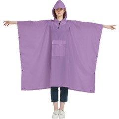 African Purple	 - 	hooded Rain Ponchos