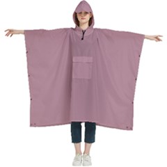 English Lavender Purple	 - 	hooded Rain Ponchos