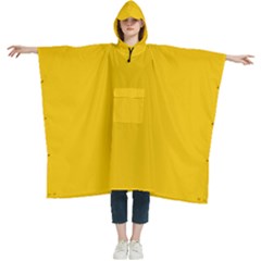 Canary Yellow	 - 	hooded Rain Ponchos by ColorfulWomensWear