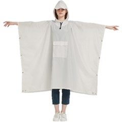 Coconut Milk	 - 	hooded Rain Ponchos