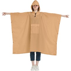 Middle Orange	 - 	hooded Rain Ponchos by ColorfulWomensWear