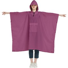 Magenta Haze Purple	 - 	hooded Rain Ponchos