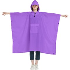 Orchid Purple	 - 	hooded Rain Ponchos