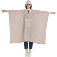 Soft Sand Dollar	 - 	hooded Rain Ponchos by ColorfulWomensWear