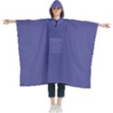 Blue Iris	 - 	Hooded Rain Ponchos View1