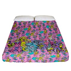 My Little Bunny Fitted Sheet (queen Size) by FlowersInTheRadiator