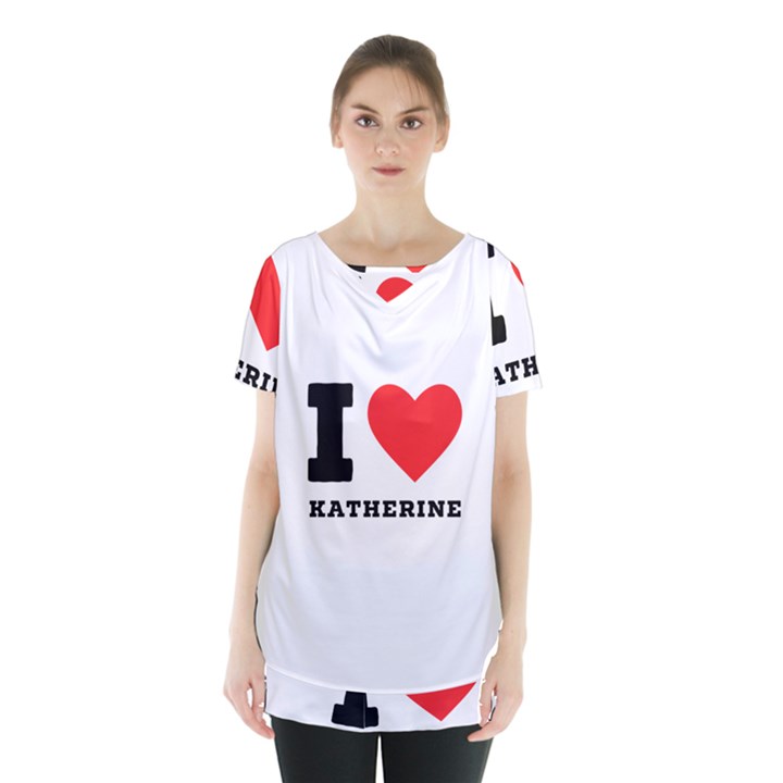 I love katherine Skirt Hem Sports Top