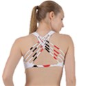 I love katherine Criss Cross Racerback Sports Bra View2