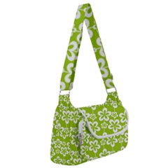 Lime Green Flowers Pattern Multipack Bag by GardenOfOphir