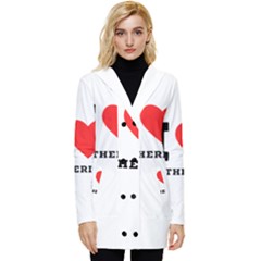 I Love Catherine Button Up Hooded Coat  by ilovewhateva