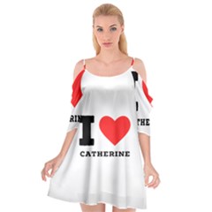 I Love Catherine Cutout Spaghetti Strap Chiffon Dress by ilovewhateva