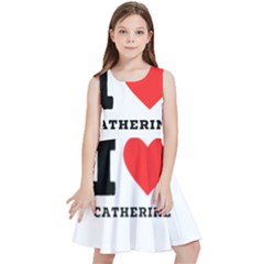 I Love Catherine Kids  Skater Dress by ilovewhateva