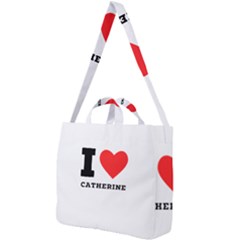 I Love Catherine Square Shoulder Tote Bag by ilovewhateva