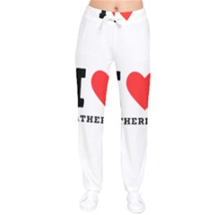 I Love Catherine Women Velvet Drawstring Pants by ilovewhateva