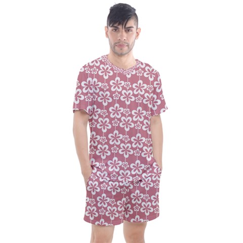 Pattern 107 Men s Mesh Tee And Shorts Set by GardenOfOphir