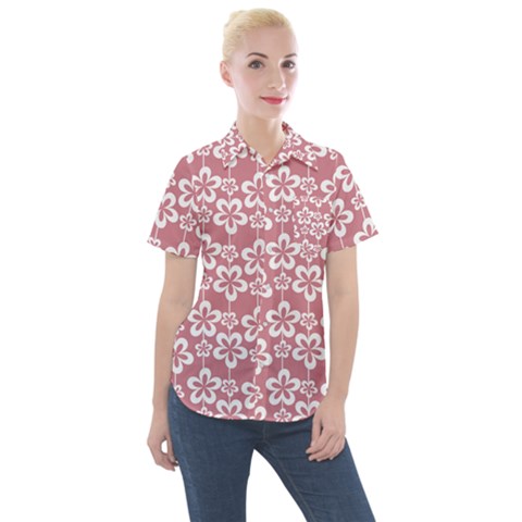 Pattern 107 Women s Short Sleeve Pocket Shirt by GardenOfOphir