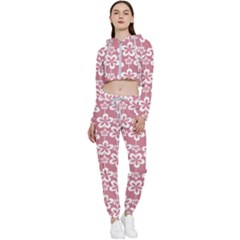 Pattern 107 Cropped Zip Up Lounge Set by GardenOfOphir