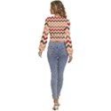 Pattern 112 Long Sleeve Deep-V Velour Top View4