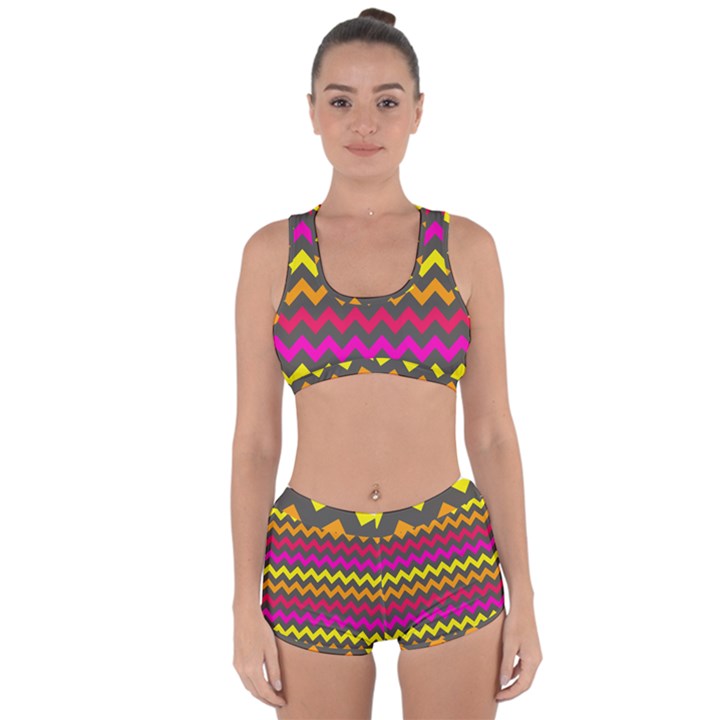 Pattern 113 Racerback Boyleg Bikini Set