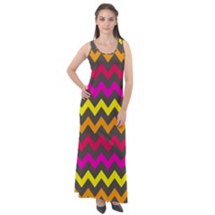 Pattern 113 Sleeveless Velour Maxi Dress by GardenOfOphir