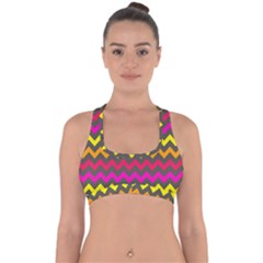 Pattern 113 Cross Back Hipster Bikini Top  by GardenOfOphir