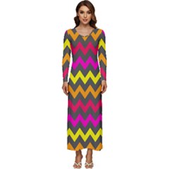 Pattern 113 Long Sleeve Longline Maxi Dress by GardenOfOphir