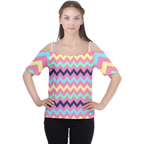 Pattern 114 Cutout Shoulder Tee by GardenOfOphir