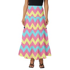 Pattern 114 Tiered Ruffle Maxi Skirt