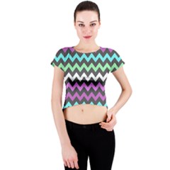 Pattern 115 Crew Neck Crop Top by GardenOfOphir