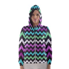 Pattern 115 Women s Hooded Windbreaker by GardenOfOphir