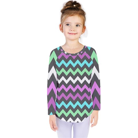 Pattern 115 Kids  Long Sleeve Tee by GardenOfOphir