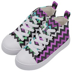 Pattern 115 Kids  Mid-top Canvas Sneakers by GardenOfOphir